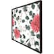 image 1 of Red flowers, green leaves (Picutre Frame) Brown | M