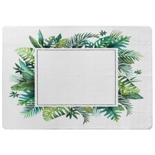 Square Botanical Border (Rug) Multi | Small: 60x110cm