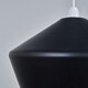 image 2 of ValueLights Otis Angled Metal Matte Black Ceiling Shade & Bulb