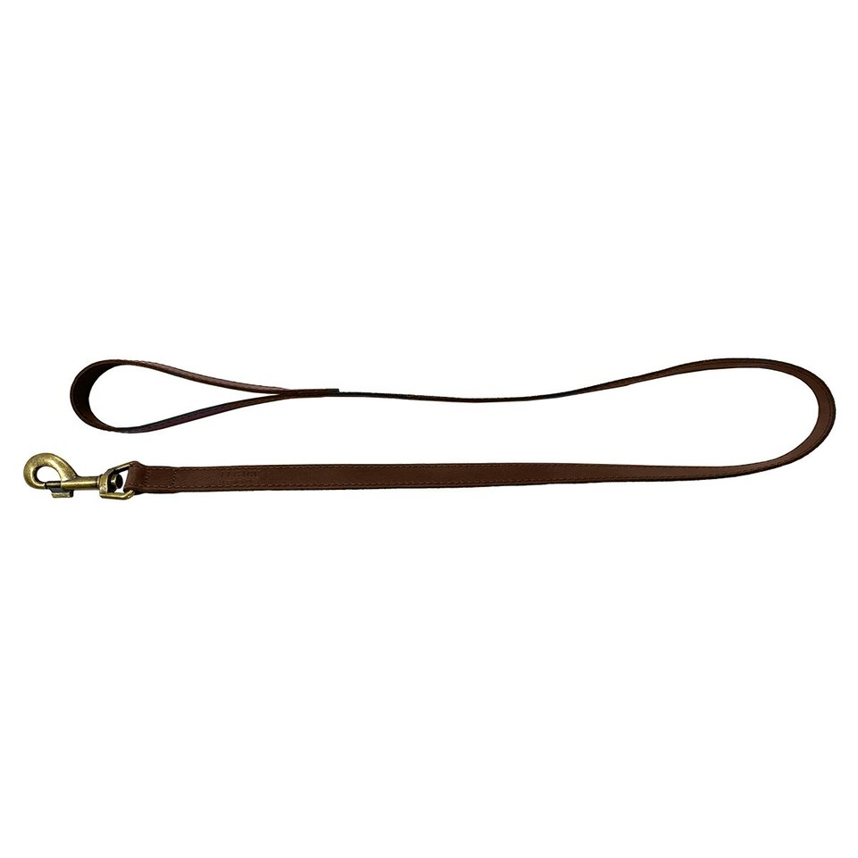 image 1 of HugglePets Legacy Leather Dog Lead Brown | Tan