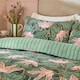 image 2 of Wylder Luella Printed Reversible Duvet Cover Set | Green | Green | Super King