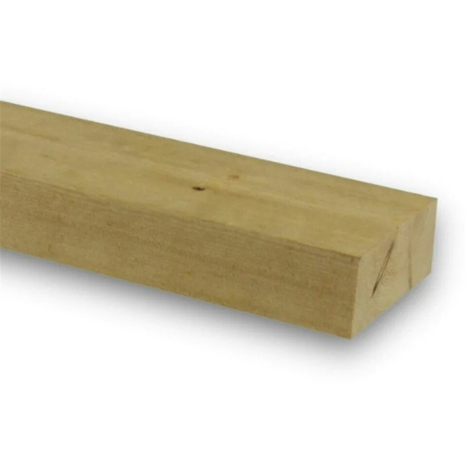 image 1 of PACK OF 20 (Total 20 Units) - 75mm x 125mm (5" x 3") Sawn Timber Carcassing Wood Softwood Timber - 2.4m Length
