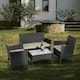 image 4 of Amazon 4 Piece Garden Rattan Set