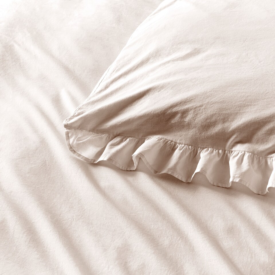 image 1 of Appletree Cassia Frill Duvet Cover Set Natural