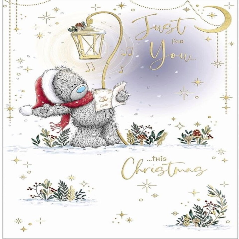 image 1 of Bears Singing Just for You Christmas Card