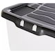 image 2 of 2 Pack 30L Underbed Storage Boxes with Lids Stackable Storage Boxes