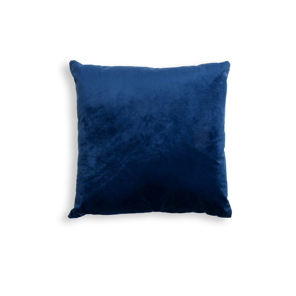 image 1 of BHS Velour Cushion, Navy