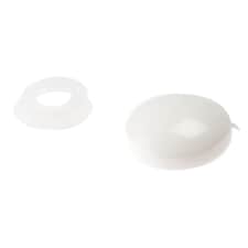 Forgefix Plastic Domed Cover Cap, Bagged - Multi Colour - White No. 6-8