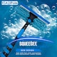 image 4 of 10ft Window Squeegee with Extension Pole, Window Cleaner Tool with 2-Stage Telescoping Pole, Window Cleaning Kit with 10ft Pole (3m) & Microfiber Cloths, 2 Blades Replacements & ACME Adapter
