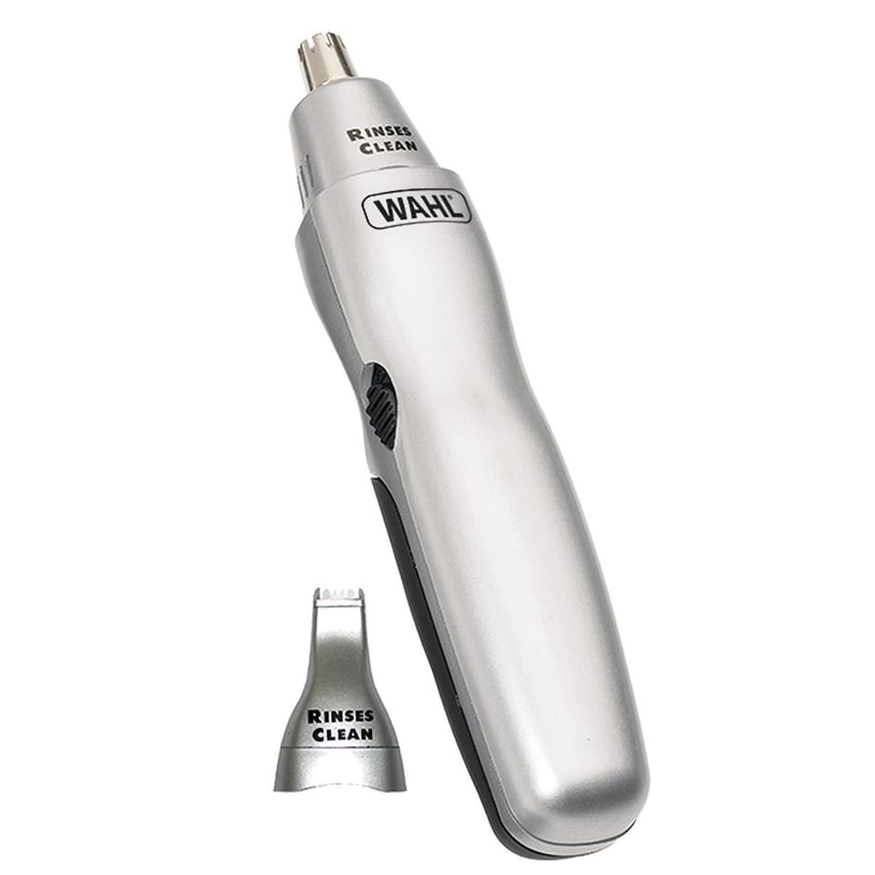 image 1 of Wahl Cordless Dual Head Battery Ear Nose & Brow Trimmer Grooming Set 5545-516