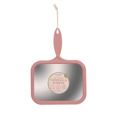 Danielle Large Handheld Mirror Pink