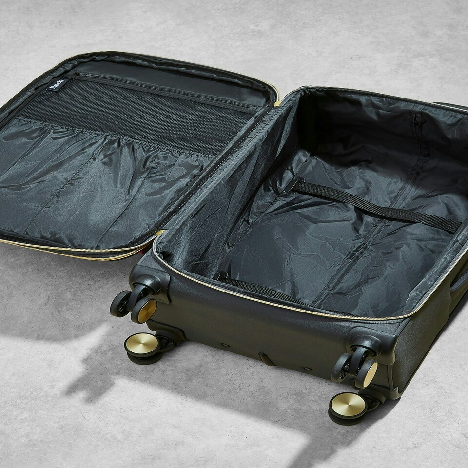 image 1 of Rock Sloane Medium Suitcase Charcoal | Grey | Medium