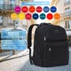 image 7 of Cabin Pro 'Stride' 40x20x25cm Ryanair Cabin Bag Underseat Backpack for Travelling TSA Approved Lock Expandable Backpack - Carry on Luggage | Black | 1