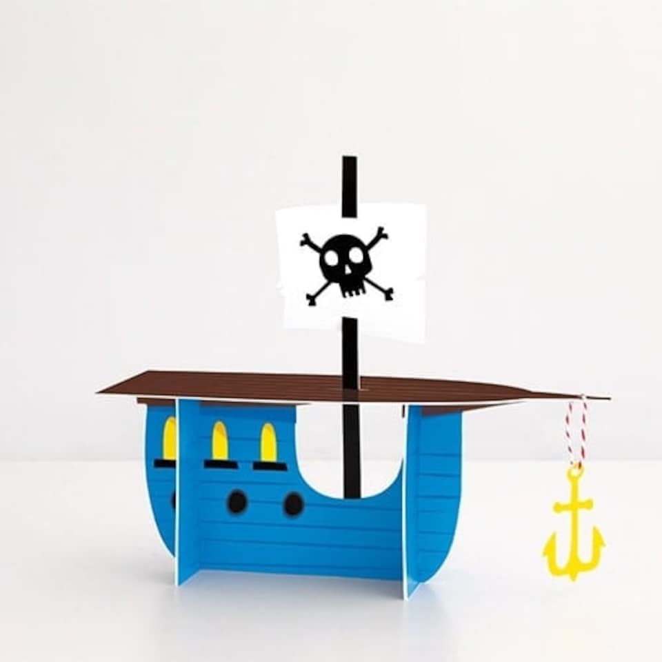 Ahoy Pirate Ship Centrepiece Table Decoration 32cm