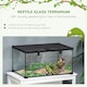 image 2 of PawHut Glass Reptile Terrarium Habitats for Lizards, Frogs, Snake 50 x 30 x 25cm