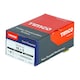 image 2 of Timco - Twin-Threaded Woodscrews - PZ - Double Countersunk - Zinc (Size 10 x 3 - 100 Pieces)