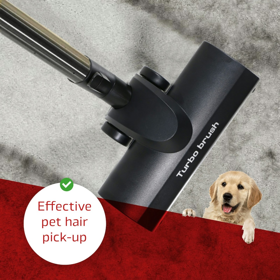 image 1 of SPARES2GO Turbo Floor Tool compatible with Miele Vacuum Turbine Head Brush C1 C2 C3 S8330 S8340 S8320 SBD285-2 STB305-3 Cat & Dog