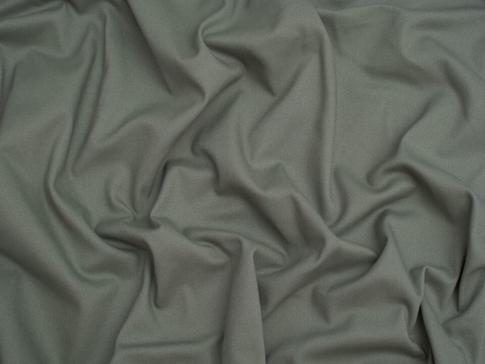 Minerva Core Range Green Brushed Stretch Woven Cotton Twill Fabric for Dressmaking, 145cm / 57" Wide - per metre