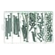 image 2 of 100pc M8 8mm Bolts Bolt with Nuts Assortment 30 - 100mm Hex Head