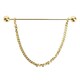 image 1 of Supreme Products Classic Tie Pin - Gold - One Size