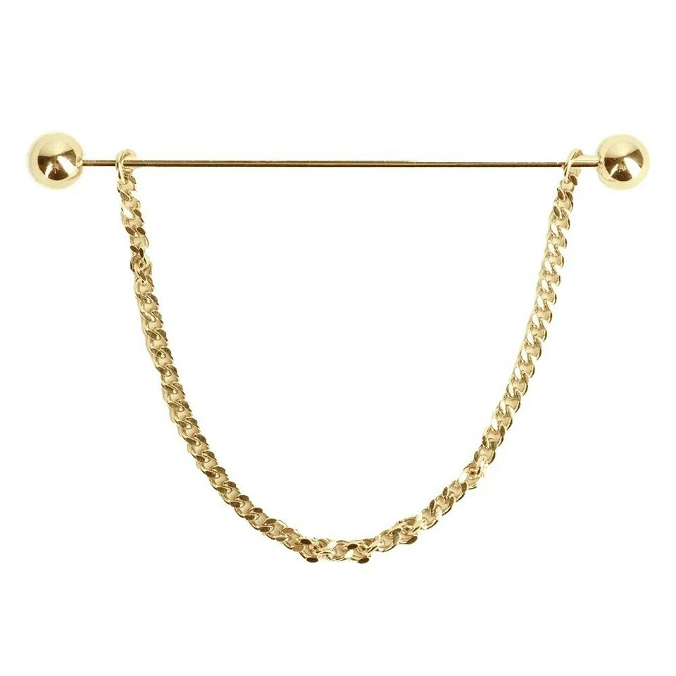 image 1 of Supreme Products Classic Tie Pin - Gold - One Size