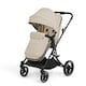 image 3 of Atom 3-in-1 Travel System & Astral Car Seat – Birth to 22kg, Compact, Lightweight and Convertible, Changing Bag, Rain Cover and Cup Holder (Stone)