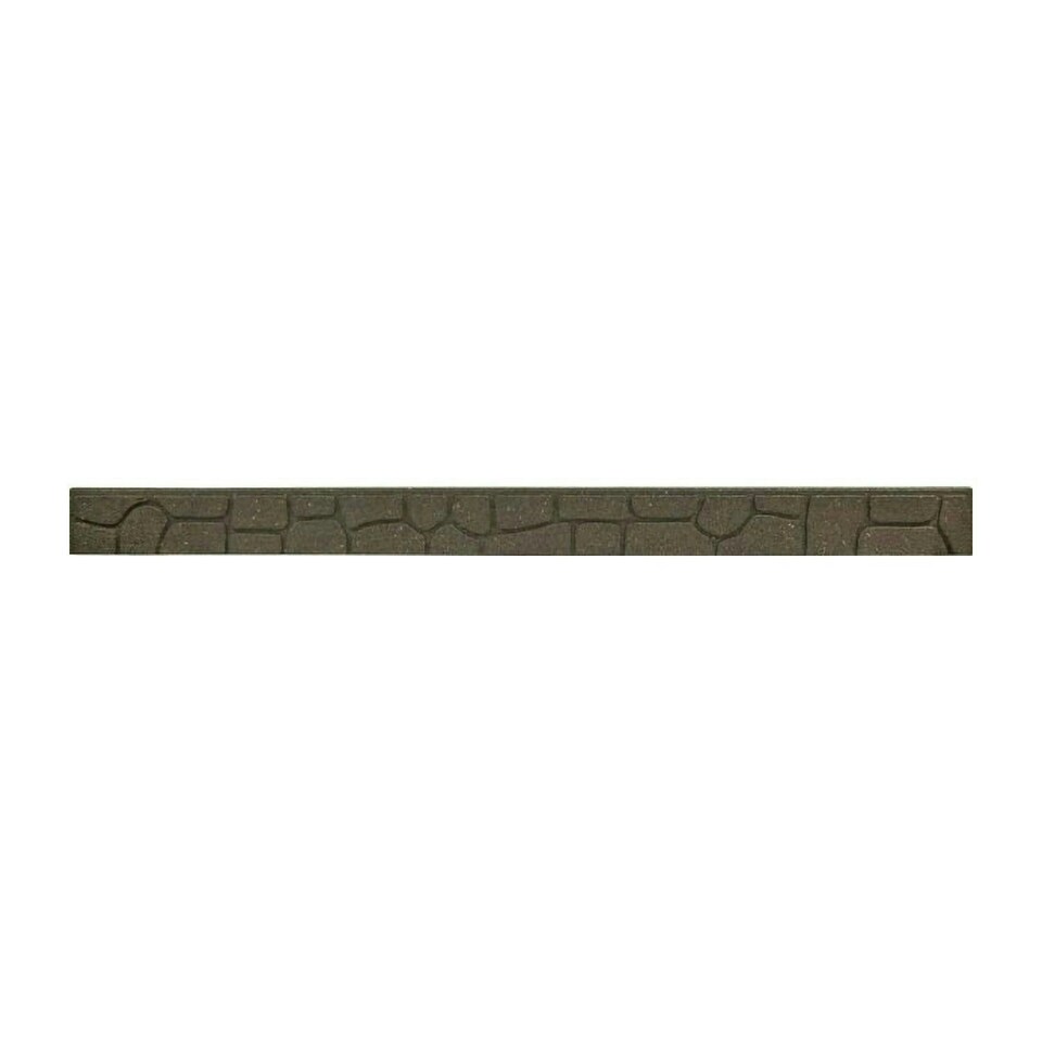 image 1 of Pack of 10 Border Stone Garden Edging 1.2m in Earth Brown