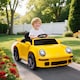 image 2 of AIYAPLAY Licensed RUF CTR 2017-Yellowbird Electric Car for Kids, Ride On Car 12V Battery Powered Kids Electric Vehicle with Remote Control, Soft Start, MP3 Player, LED Lights, Horn | Yellow