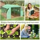 image 6 of Outsunny 4 x 3 x 2 m Polytunnel Greenhouse Pollytunnel Tent Steel Frame Green