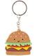 image 3 of Pack of 12 Fast Food Design Keychains - Treat or Trick Theme Party Bag Filler