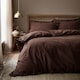 image 1 of Appletree Cassia Frill Duvet Cover Set Chocolate