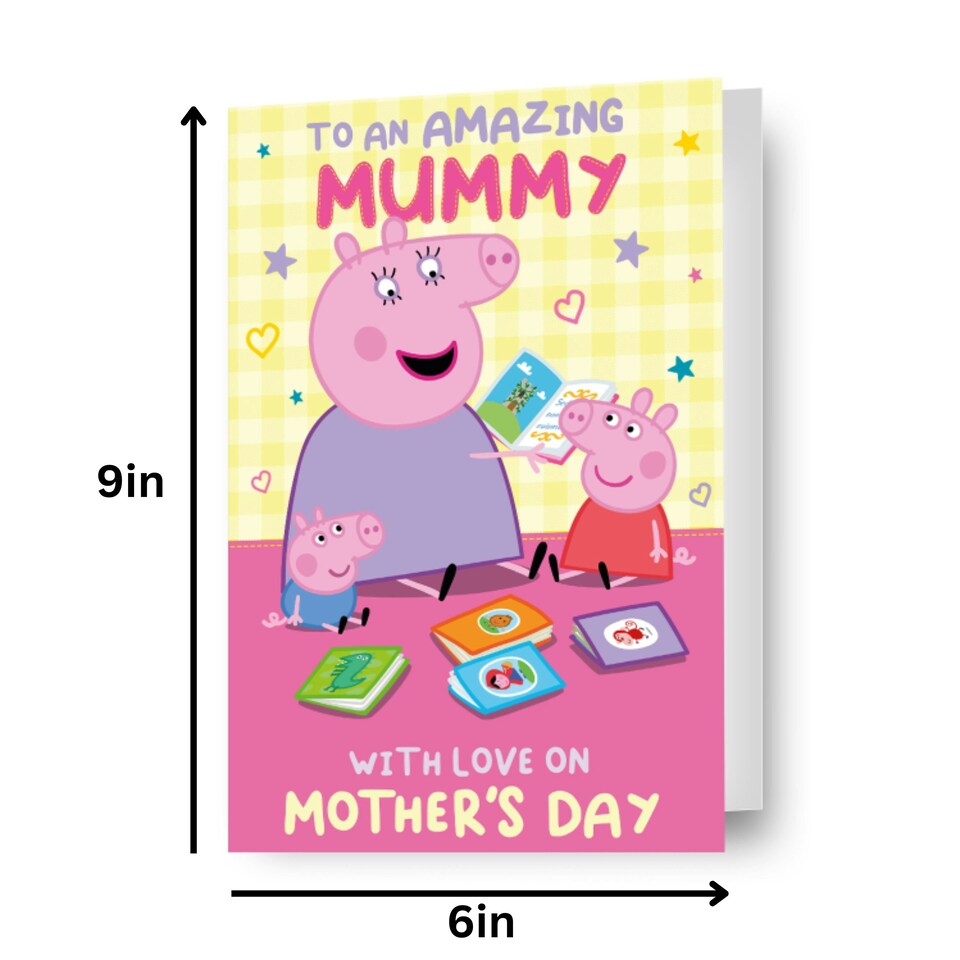 image 1 of Peppa Pig 'Amazing Mummy' Mother's Day Card