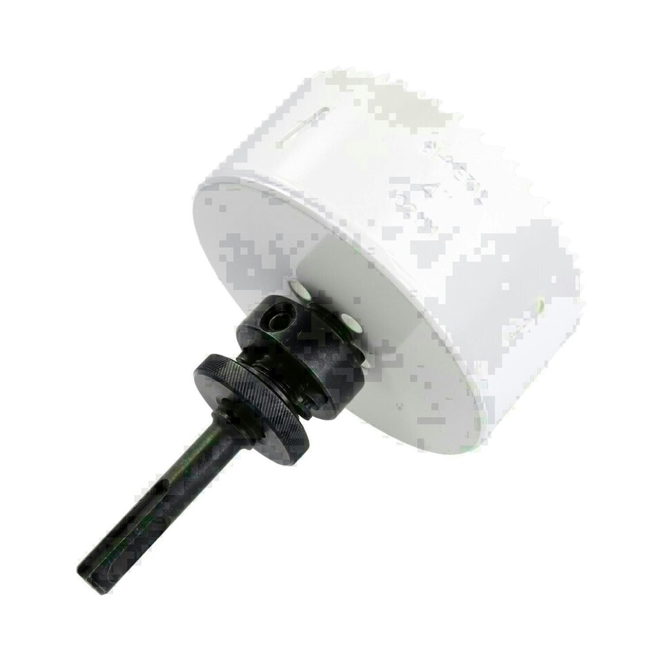 image 1 of 102mm HSS Hole Saw Holesaw Bi-Metal Cutter with SDS Plus Arbor Adaptor