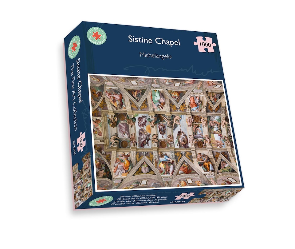 Sistine Chapel ceiling by Michelangelo 1000 Piece Jigsaw Puzzle