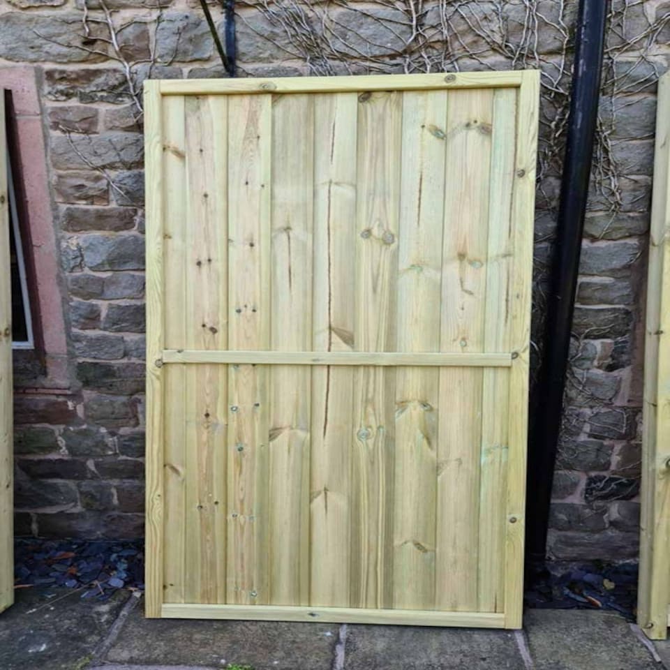 image 1 of Small Poly Smoking Shelter - Timber - L85 x W120 x H205 cm - Minimal Assembly Required