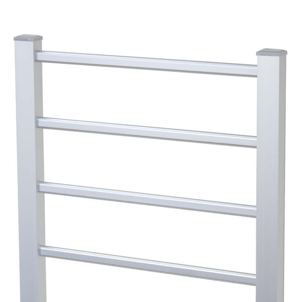 image 1 of Portable Aluminium Electric Towel Rail Warmer with 6 Heated Bars