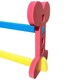 image 2 of Small Dog Soft Rigid Foam Easy Assemble Agility Hurdle Fun Exercise 32x56cm