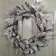 image 3 of 45cm Snow Flocked Wreath 84 Mixed PE/PVC Tips