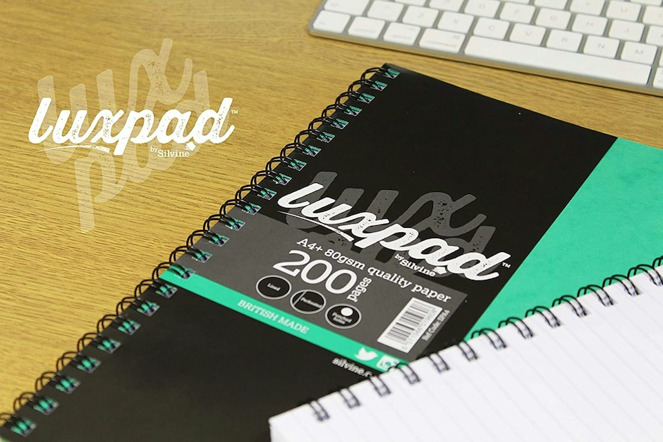 image 1 of Silvine A5 200 Page Wiro Bound Luxpad Notebook