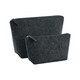 image 1 of Bagbase Felt Accessory Bag - Charcoal Melange - 19cm x 9cm x 18cm Grey