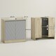 image 7 of HOMCOM 60x60cm Under-Sink Storage Cabinet w/ Adjustable Shelf 2 Doors Cabinet 