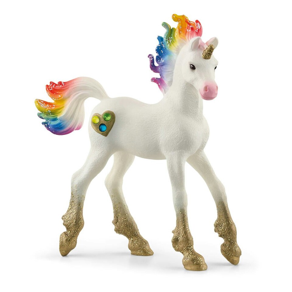 SCHLEICH Bayala Rainbow Love Unicorn Foal Toy Figure