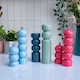 image 4 of Scandi Home Large Baby Blue Wooden Pepper Mill
