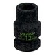 image 1 of 12mm Metric Shallow Impact Impacted European Style Socket 1/2" Drive 6 Sided
