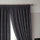 image 6 of Tivoli Fully Lined Pencil Pleat Curtains - Charcoal - 168x229cm
