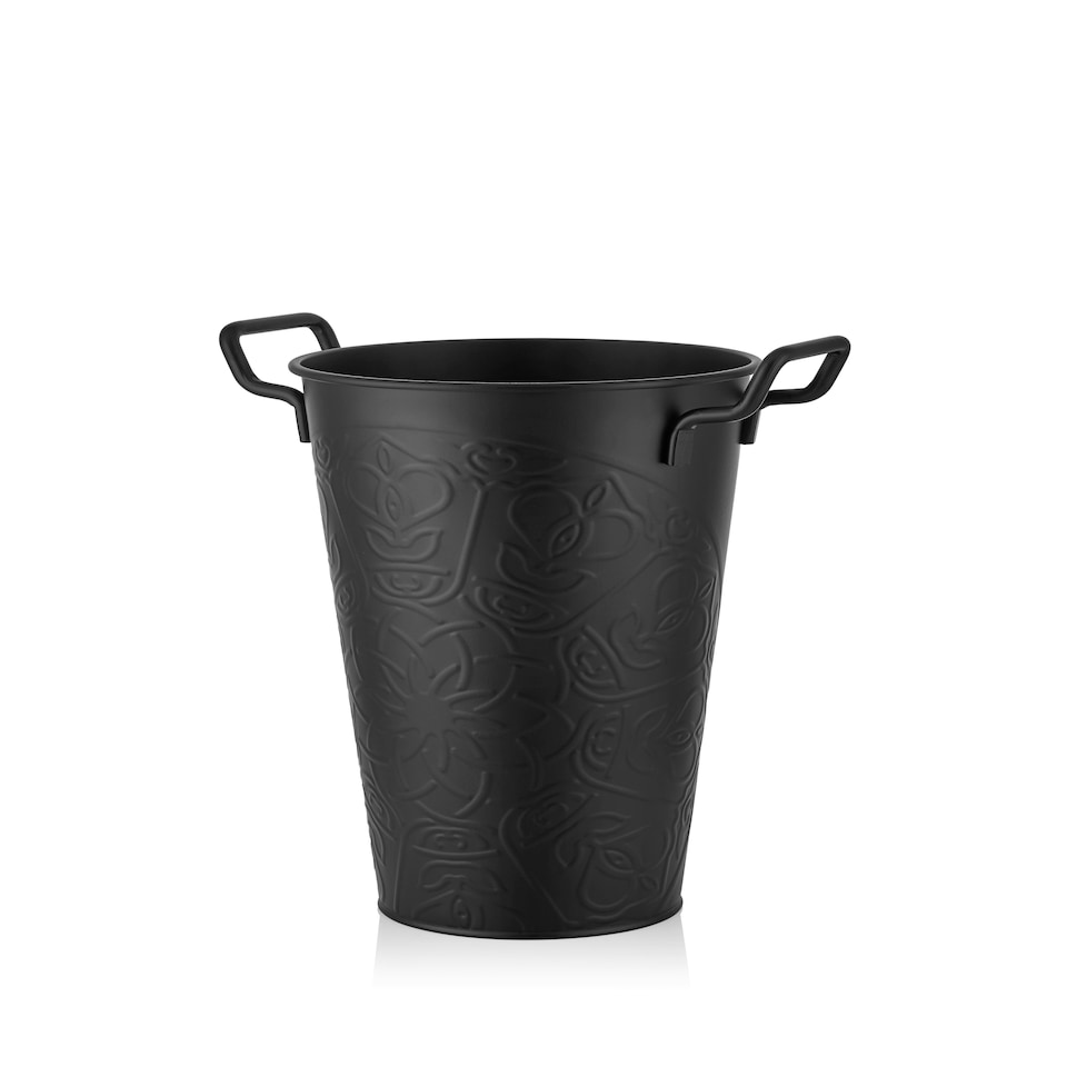 image 1 of Black Vase - 40 cm (H) x 29 cm (W) x 22 cm (D)