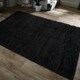 image 1 of Home Republic Majestic Shaggy Rug - 80 x 150 Black