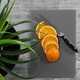 image 4 of Harbour Housewares Glass Kitchen Chopping Board - 30 x 20cm - Grey - Cutting Board Worktop Saver Worksurface Protector Glass Chopping Board Grey