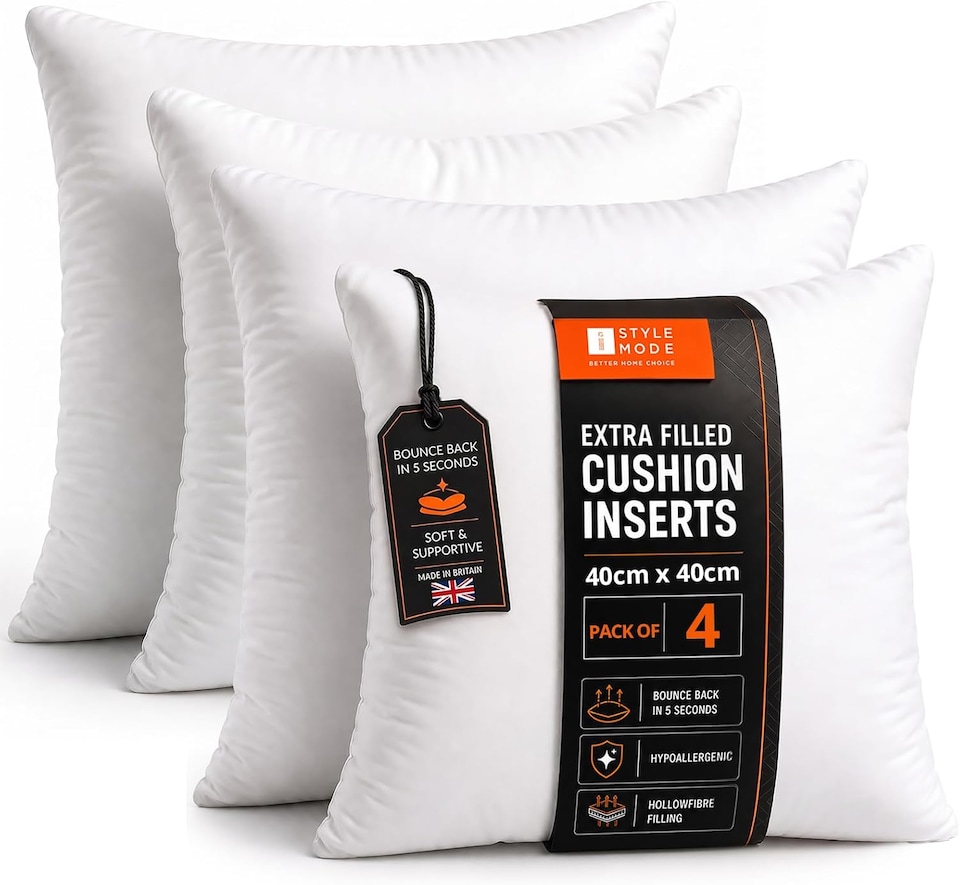 image 1 of Premium Hollowfibre Cushion Inserts (Pack of 4)