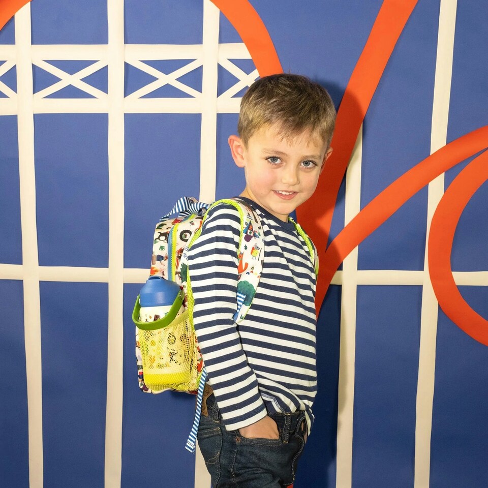 image 1 of Floss & Rock Children's Backpack - Adventure Multi